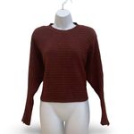 Pink Rose Cropped Sweater Photo 0