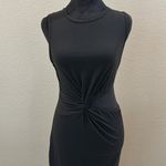 Elegant Black Sleeveless Dress with stomach cut out Size M Photo 1