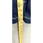 American Eagle  Button Up‎ Crop Top Womens Small Plaid Long Sleeve Boho Western Photo 3