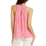 Ramy Brook NWT Harlie Paisley Halter Neck Tank Top in Peony Combo Photo 1