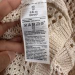 Gap beige crochet knit bikini cover up, slip dress,open stitch tank top, cotton Photo 4