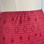 Pleat Pleat by Rafael Textured Ombre Pencil Skirt (1101) Red Size M Photo 4