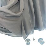 EXPRESS Romper, Black With Silver Lines, Long Sleeve, Size M Photo 3