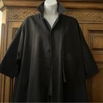 Y's by Yohji Yamamoto Classic Black Trench Coat/ Dress Size M Photo 5