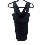 French Connection Candice Mini Dress w/ Strappy Cut Out Back Size 2 NWT BLACK Photo 2