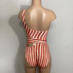 Vince Camuto New. stripe swimsuit. MSRP $139. Size 6 Photo 6