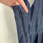 Vineyard Vines Blue Chambray Cotton V-Neck Sleeveless Fit & Flare Dress Size 4 Photo 8