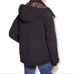 Halogen  Puffer Coat‎ Detachable Hood Warm Black Small Zip Photo 2