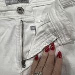 Chico's Platinum Size 0.5 US S 6 Crop Jeans Women’s White Denim Mid Rise Stretch Photo 6
