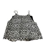 Derek Heart Black and White  Tank Top With Aztec Design Photo 1