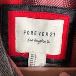 Forever 21  checkered button‎ up shirt women’s large Photo 2