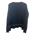 Sandro Women's Black Open Front Long Sleeve Knit Wool Cardigan Sweater Size 2 Photo 5