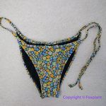 NEW Rhythm Free People Carrie Itsy Bikini Bottom, size XL Blue Photo 2