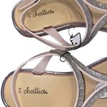 Chatties Pink Jelly Glam crystal / gem embellished Comfort Sandal . Size 6 Photo 4