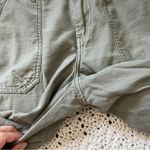 frame denim FRAME Le Service Cargo Military Straight Leg Crop Pants Green (Size 29) preppy Photo 8