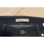 Nine West Kick Flare High Rise Cropped Raw Hem Jeans Dark Wash Womens Size 8 Photo 6