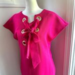 Trina Turk  Orlando Pink Corset Lace Up Shift Dress Medium Resortwear Photo 3