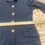 St. John Evening Marie Gray Santana Knit Flip Cuff Blazer Jacket Black Size 8 Photo 12