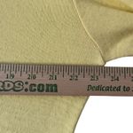 Vintage 100% Orlon Acrylic V Neck Sweater Binghamton Knitting Yellow Size L Photo 5