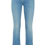 NWT Mother The Outsider Sneak in Flag Me Down Stretch Bootcut Jeans 31 Blue Photo 0