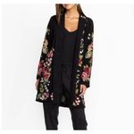 Johnny Was $585 NWT  Embroidery Sequin Floral Blazer Size L Sweater Coat Photo 1