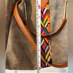 City Chic  Faux Suede Tote Bag Gray Photo 6