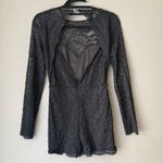 ANGL  sz S black lace‎ romper jumpsuit Photo 3