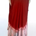 Sunflower Free Size Tie Dye red Embroidered top bohemian Photo 3