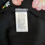 Umgee  USA Black Sleeveless Dress Small Boho‎ Floral Embroidered Tunic Shift Photo 7