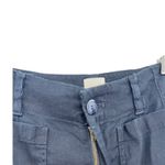 Anthropologie Maeve The Colette Pants Wide Leg Linen Edition Navy Blue Size 28 Photo 6