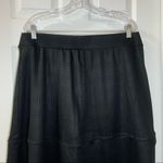 Cato NWOT  Black/Grey Coated Plaid Midi Skirt 14/16 Photo 3