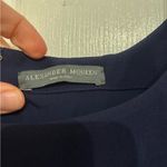 Alexander McQueen Vintage  navy blue scoop neck dress sz IT40 Photo 3