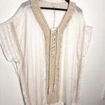 Anthropologie Surf Gypsy bohemian boho crochet swimsuit cover up tunic size M Photo 1