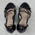 Fergalicious Patent Leather Black Strappy Heel Sandals By  Fergie Maya Size 9M Photo 8