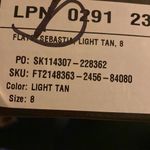 Flat Dress Shoes Tan Size 8 Photo 2