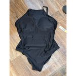 Summersalt  Size 16 Black THE HIGH NECK 1 Piece Swim Suit Women's Resort‎ Beach! Photo 3