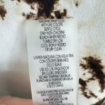 Calvin Klein  Brown Cream Tie Dye Short Sleeve Stretchy Pullover Blouse Size M Photo 6