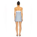 Lovers + Friends NWT Alice Mini Dress in Sky Blue & White, size M Photo 2