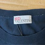 Red Valentino Blue Peplum Long Sleeve Top Photo 6