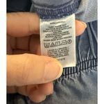 Ann Taylor  Weekend Womens Large Petite Chambray Pants Pockets Wide Leg‎ Beach Photo 8