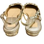 Dolce Vita Romano Gold Slingback Buckled Flats Size 10 New Photo 9