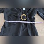 Topshop  Black Mini Dress with Tortoise Ring size 6 NWT Photo 9