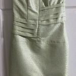 Kirribilla Strapless Textured Cocktail Dress Green Size 0 Photo 0