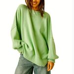 Free People New!  Easy Street Tunic sweater‎ Green, size S Photo 4