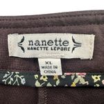 Nanette Lepore | XL | Burgundy Stretch Rayon Pull-On Dress Pants Photo 3