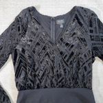 Nicole by Nicole Miller | Velvet Top Bodycon Dress | Size 6 Black Photo 2