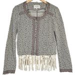 Miss Me Fringe Blazer M Boho Professional Casual Photo 0