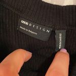 ASOS Design One Shoulder Black Ribbed Crop Tank Top Photo 1