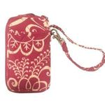 Vera Bradley Pink Twirly Bird Wristlet Wallet Phone Pouch Photo 0