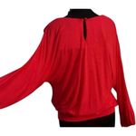 Cache  Banded Bottom Lined Stretch Top New Persimmon Color Key Hole $98 NWT Photo 6